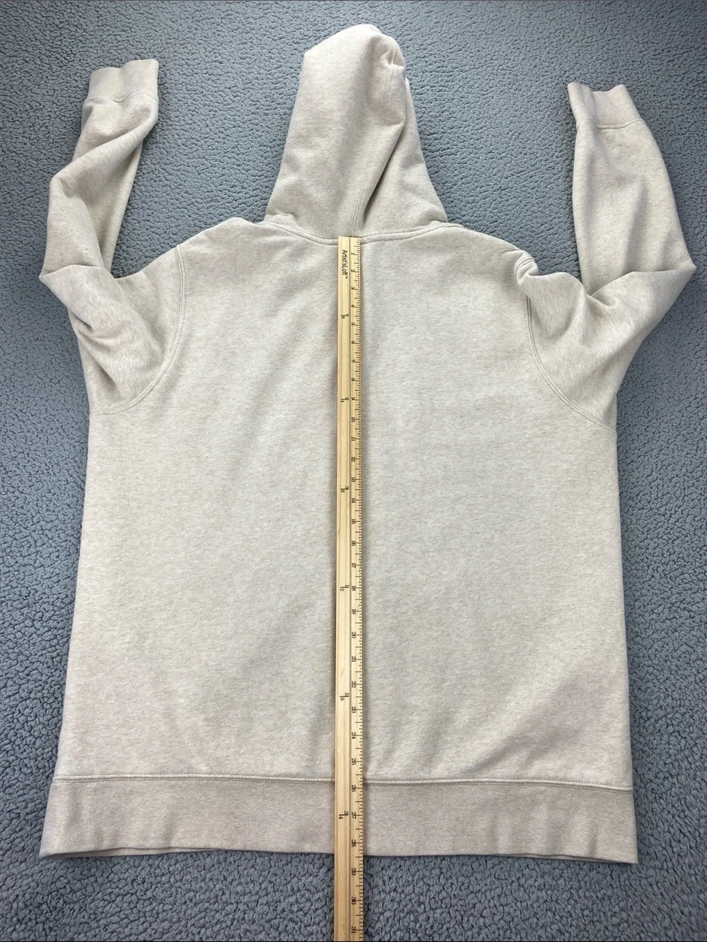 The North Face Hoodie Men's Oatmeal Half Dome Logo Pullover Sweatshirt  Size: XL